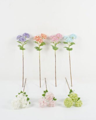 Artificial Flower 14*14*60cm Snowball *3 single stem GS-15423006 Single Flowers YeahFlower is one of Chinese leading OEM manufacturers and exporters , supplying the silk flowers, wholesale artificial trees