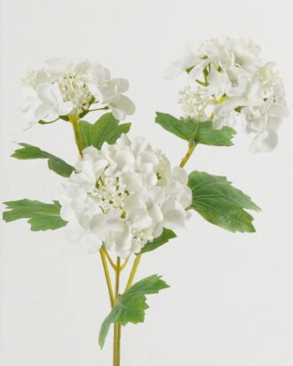 Artificial Flower 25*25*81cm Snowball *3 single stem GS-15423010-W1 Single Flowers YeahFlower is one of Chinese leading OEM manufacturers and exporters , supplying the silk flowers, wholesale artificial trees