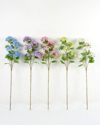 Artificial Flower 25*25*95cm hydrangea flowers Snowball *5 single stem GS-15423011 Single Flowers YeahFlower is one of Chinese leading OEM manufacturers and exporters , supplying the silk flowers, wholesale artificial trees