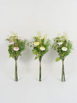 Artificial Flower 24*24*56cm TEA ROSE *6 bundle GS-16823001-W1 Bouquet 3,000+ sqm showroom with thousands of artificial flowers, plants & trees ready for global sourcing.