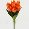 Artificial Flower 15*15*44cm Tulipa *7 bush GS-12823002-O1 Bouquet YeahFlower is one of Chinese leading OEM manufacturers and exporters , supplying the silk flowers, wholesale artificial trees