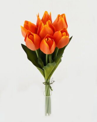 Artificial Flower 15*15*44cm Tulipa *7 bush GS-12823002-O1 Bouquet YeahFlower is one of Chinese leading OEM manufacturers and exporters , supplying the silk flowers, wholesale artificial trees