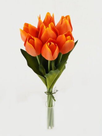 Artificial Flower 15*15*44cm Tulipa *7 bush GS-12823002-W1 Bouquet 3,000+ sqm showroom with thousands of artificial flowers, plants & trees ready for global sourcing.