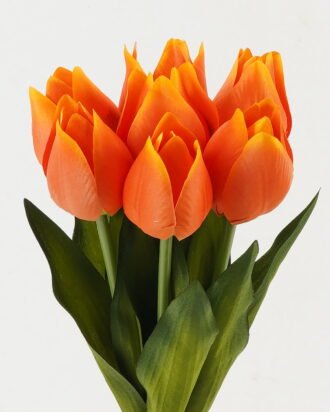 Artificial Flower 15*15*44cm Tulipa *7 bush GS-12823002-O1 Bouquet YeahFlower is one of Chinese leading OEM manufacturers and exporters , supplying the silk flowers, wholesale artificial trees