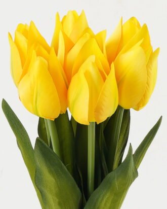Artificial Flower 15*15*44cm Tulipa *7 bush GS-12823002-Y1 Bouquet YeahFlower is one of Chinese leading OEM manufacturers and exporters , supplying the silk flowers, wholesale artificial trees