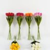 Artificial Flower 15*15*44cm Tulipa *7 bush GS-12823002 Bouquet YeahFlower is one of Chinese leading OEM manufacturers and exporters , supplying the silk flowers, wholesale artificial trees