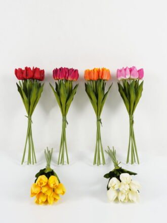 Artificial Flower 13*13*46cm Rose *6 single stem GS-16823011 Bouquet 3,000+ sqm showroom with thousands of artificial flowers, plants & trees ready for global sourcing.