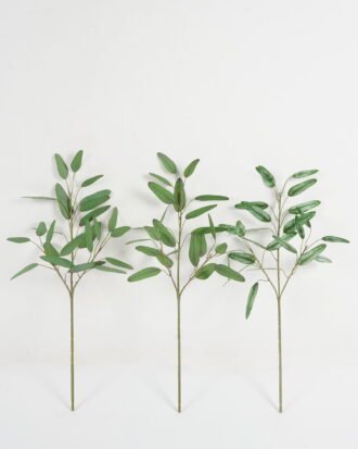 Artificial Plant 25*25*60cm Eucalyptus leaves *3 single stem GS-15423002 Leaves&Sprays&Foliages YeahFlower is one of Chinese leading OEM manufacturers and exporters , supplying the silk flowers, wholesale artificial trees