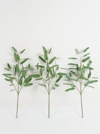 Artificial Plant 25*25*60cm Eucalyptus leaves *3 single stem GS-15423002 Leaves&Sprays&Foliages 3,000+ sqm showroom with thousands of artificial flowers, plants & trees ready for global sourcing.