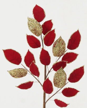 Artificial Plant 18*50cm Leaf *4 single stem GS-54023006KIK Christmas Item YeahFlower is one of Chinese leading OEM manufacturers and exporters , supplying the silk flowers, wholesale artificial trees