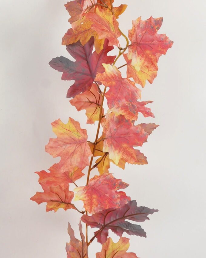 Artificial Plant 20*170cm Maple leaf garland GS-17723006 Leaves&Sprays&Foliages YeahFlower is one of Chinese leading OEM manufacturers and exporters , supplying the silk flowers, wholesale artificial trees