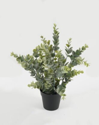 Artificial Table Plants 27*27*33cm Eucalyptus in PP pot GS-03321146RC-G2 Potted Flowers&Plants YeahFlower is one of Chinese leading OEM manufacturers and exporters , supplying the silk flowers, wholesale artificial trees