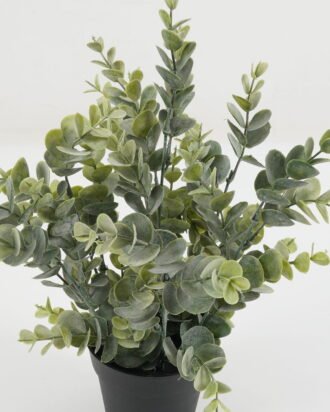 Artificial Table Plants 27*27*33cm Eucalyptus in PP pot GS-03321146RC-G2 Potted Flowers&Plants YeahFlower is one of Chinese leading OEM manufacturers and exporters , supplying the silk flowers, wholesale artificial trees