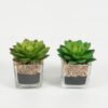 Artificial succulent 7*6.5*7.5cm succulent plants in glass pot GS-51720096 Succulent YeahFlower is one of Chinese leading OEM manufacturers and exporters , supplying the silk flowers, wholesale artificial trees