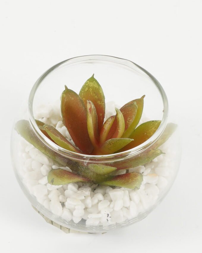 Artificial succulent 7*7*6cm succulent plants in glass pot GS-51720185 Succulent YeahFlower is one of Chinese leading OEM manufacturers and exporters , supplying the silk flowers, wholesale artificial trees