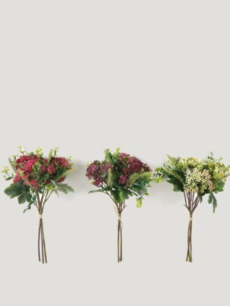 Artificial Branch fruit 20*20*33cm Figue *3 bush GS-57723001-R1 Bouquet 3,000+ sqm showroom with thousands of artificial flowers, plants & trees ready for global sourcing.
