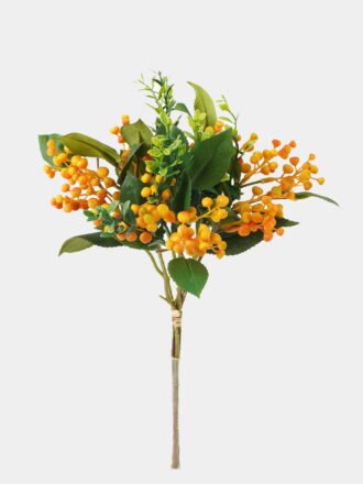 Artificial Branch fruit 20*20*36cm Fruit *3 bush GS-57723004 Bouquet 3,000+ sqm showroom with thousands of artificial flowers, plants & trees ready for global sourcing.