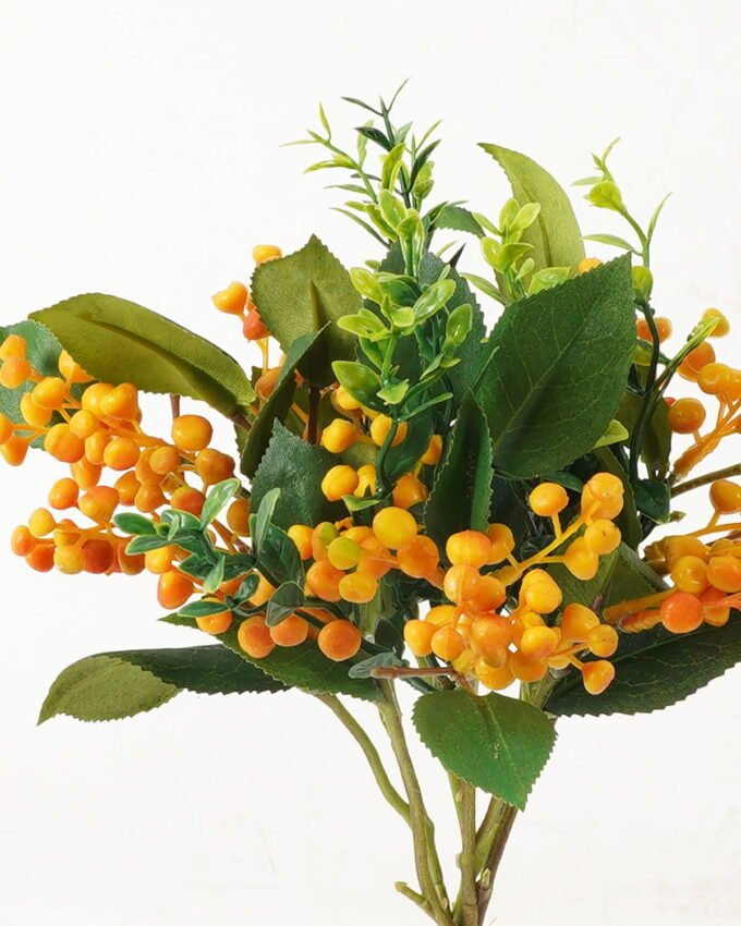 Artificial Branch fruit 20*20*36cm Fruit *3 bush GS-57723004-Y1 Bouquet YeahFlower is one of Chinese leading OEM manufacturers and exporters , supplying the silk flowers, wholesale artificial trees