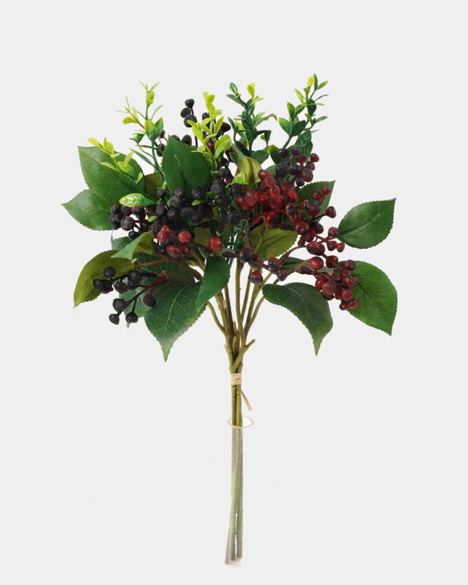 Artificial Branch fruit Fruit 3 bush GS-57723004_8 Artificial Branch fruit 20*20*36cm Fruit *3 bush GS-57723004 Bouquet YeahFlower is one of Chinese leading OEM manufacturers and exporters , supplying the silk flowers, wholesale artificial trees