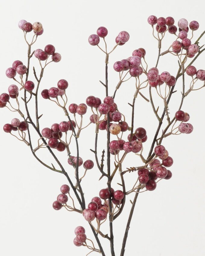 Artificial Branch fruit 12*12*78cm Fruit spray *3 single stem GS-57723008-Z1 Single Flowers YeahFlower is one of Chinese leading OEM manufacturers and exporters , supplying the silk flowers, wholesale artificial trees