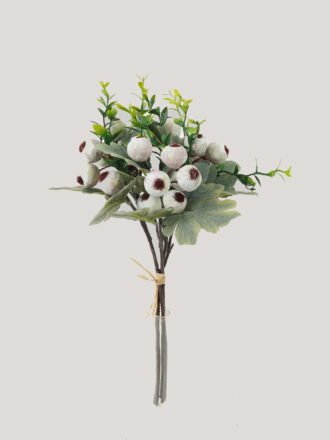 Artificial Branch fruit 20*20*35cm Hawthorn *3 bush GS-57723003-B1 Bouquet 3,000+ sqm showroom with thousands of artificial flowers, plants & trees ready for global sourcing.