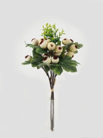 Artificial Branch fruit 20*20*36cm Fruit *3 bush GS-57723004 Bouquet 3,000+ sqm showroom with thousands of artificial flowers, plants & trees ready for global sourcing.