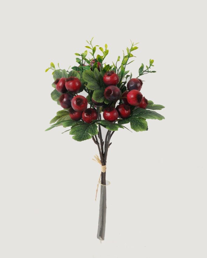 Artificial Branch fruit Hawthorn 3 bush GS-57723003_4 Artificial Branch fruit 20*20*35cm Hawthorn *3 bush GS-57723003 Bouquet YeahFlower is one of Chinese leading OEM manufacturers and exporters , supplying the silk flowers, wholesale artificial trees