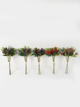 Artificial Branch fruit 20*20*36cm Lemon *3 bush GS-57723005-R1 Bouquet 3,000+ sqm showroom with thousands of artificial flowers, plants & trees ready for global sourcing.