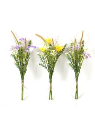 Artificial Branch fruit 20*20*36cm Lemon *3 bush GS-57723005-Z1 Bouquet 3,000+ sqm showroom with thousands of artificial flowers, plants & trees ready for global sourcing.