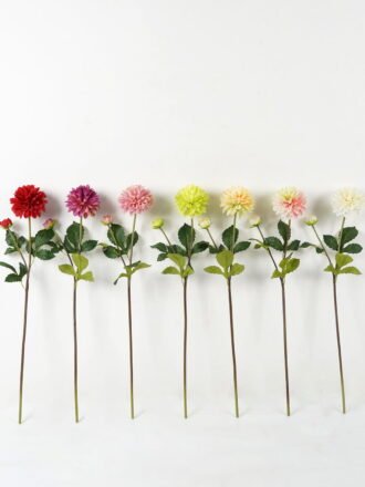 Artificial Flower 25*25*72cm Chrysanthemum *3 single stem GS-128J23010-P2 Single Flowers 3,000+ sqm showroom with thousands of artificial flowers, plants & trees ready for global sourcing.