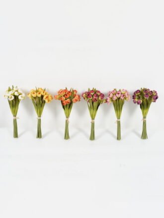 Artificial Flower 18*18*34cm Tulipa *12 bundle(Burn the side) GS-12823003-W1 Bouquet 3,000+ sqm showroom with thousands of artificial flowers, plants & trees ready for global sourcing.