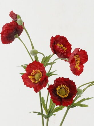 Artificial Flower 18*18*63cm Coquelicot *3 single stem GS-09823012 Single Flowers 3,000+ sqm showroom with thousands of artificial flowers, plants & trees ready for global sourcing.