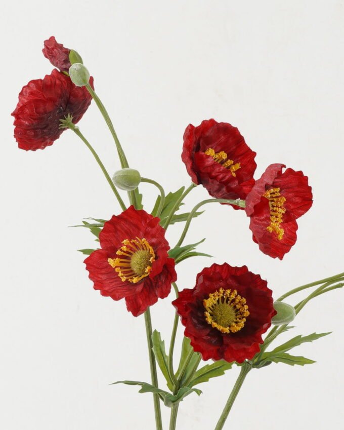 Artificial Flower 18*18*63cm Coquelicot *3 single stem GS-09823012-R2 Single Flowers YeahFlower is one of Chinese leading OEM manufacturers and exporters , supplying the silk flowers, wholesale artificial trees