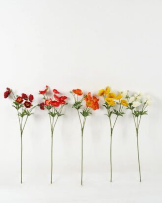 Artificial Flower 18*18*63cm Coquelicot *3 single stem GS-09823012 Single Flowers YeahFlower is one of Chinese leading OEM manufacturers and exporters , supplying the silk flowers, wholesale artificial trees
