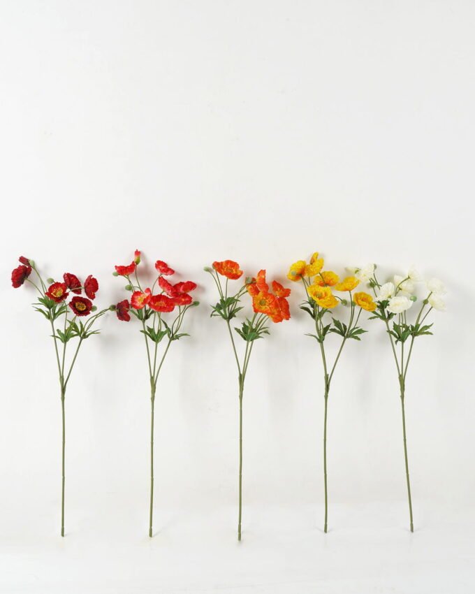 Artificial Flower 18*18*63cm Coquelicot *3 single stem GS-09823012 Single Flowers YeahFlower is one of Chinese leading OEM manufacturers and exporters , supplying the silk flowers, wholesale artificial trees