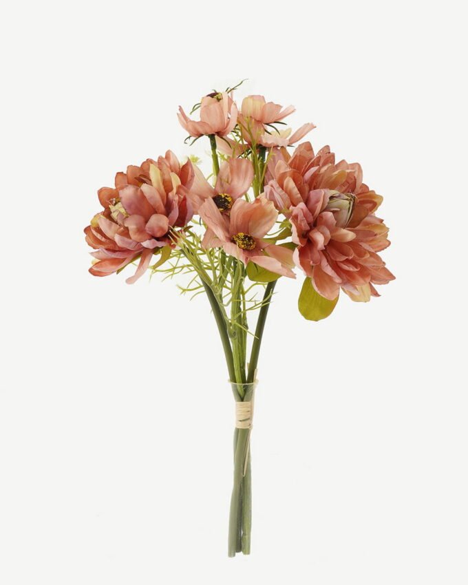 Artificial Flower 17*17*28cm Dahlia *4 bundle GS-58823022-P2 Bouquet YeahFlower is one of Chinese leading OEM manufacturers and exporters , supplying the silk flowers, wholesale artificial trees
