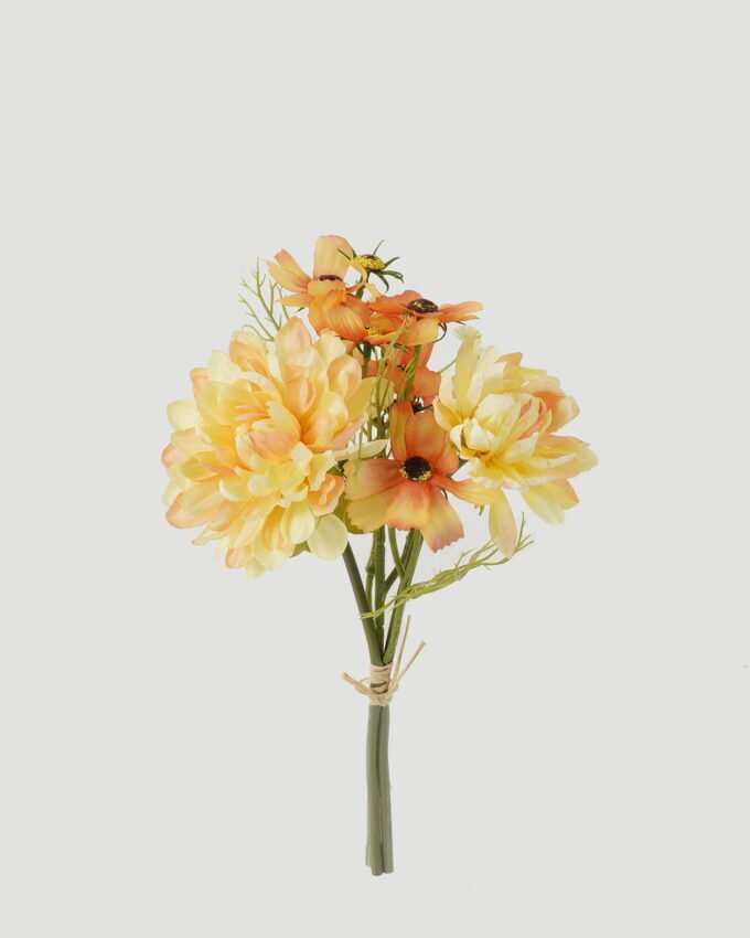 Artificial Flower 17*17*28cm Dahlia *4 bundle GS-58823022 Bouquet YeahFlower is one of Chinese leading OEM manufacturers and exporters , supplying the silk flowers, wholesale artificial trees