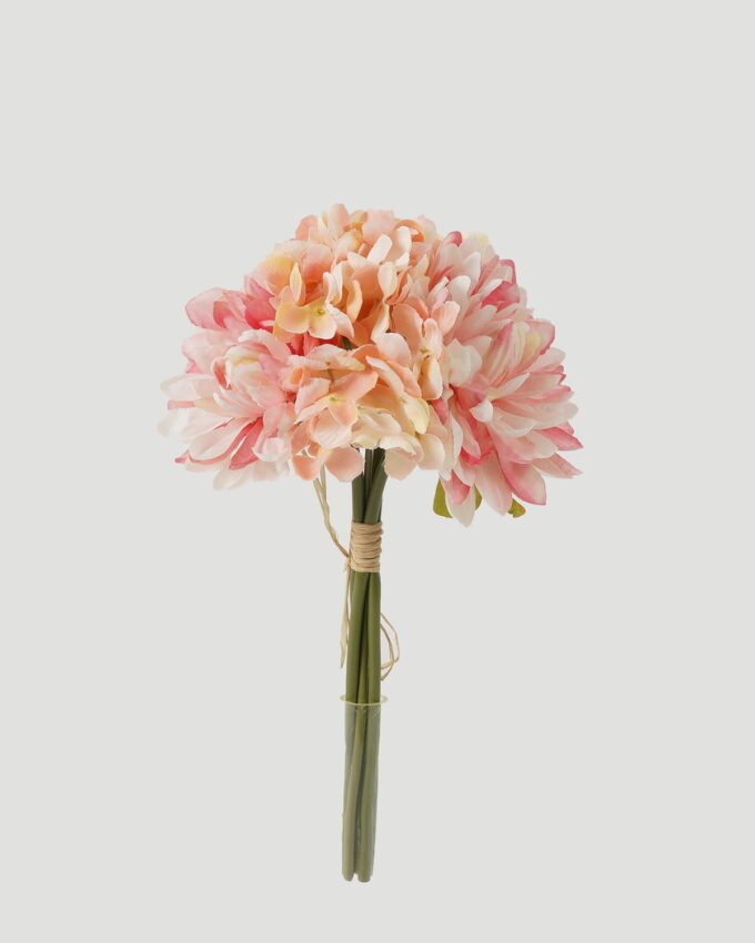 Artificial Flower 18*18*27cm Dahlia *5 bundle GS-58823023-P1 Bouquet YeahFlower is one of Chinese leading OEM manufacturers and exporters , supplying the silk flowers, wholesale artificial trees
