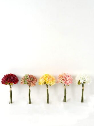 Artificial Flower 17*17*28cm Dahlia *4 bundle GS-58823022-R1 Bouquet 3,000+ sqm showroom with thousands of artificial flowers, plants & trees ready for global sourcing.