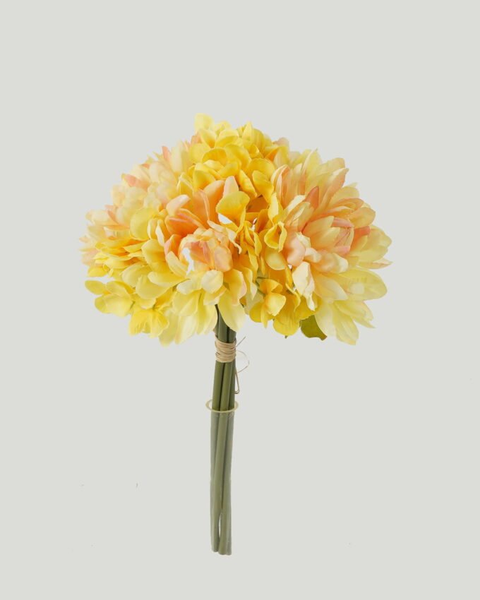 Artificial Flower 18*18*27cm Dahlia *5 bundle GS-58823023 Bouquet YeahFlower is one of Chinese leading OEM manufacturers and exporters , supplying the silk flowers, wholesale artificial trees