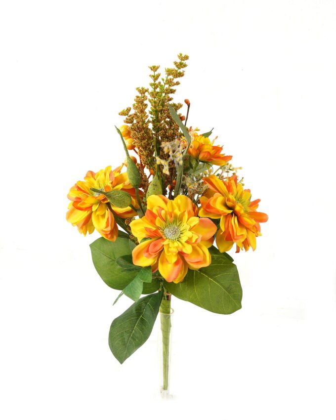 Artificial Flower Dahlia bush GS-27923010-P1_3 Artificial Flower 24*24*44cm Dahlia bush GS-27923010-P1 Flowers Bush YeahFlower is one of Chinese leading OEM manufacturers and exporters , supplying the silk flowers, wholesale artificial trees