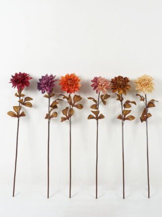 Artificial Flower 17*17*66cm Rose single stem GS-128J23004-W1 Single Flowers 3,000+ sqm showroom with thousands of artificial flowers, plants & trees ready for global sourcing.
