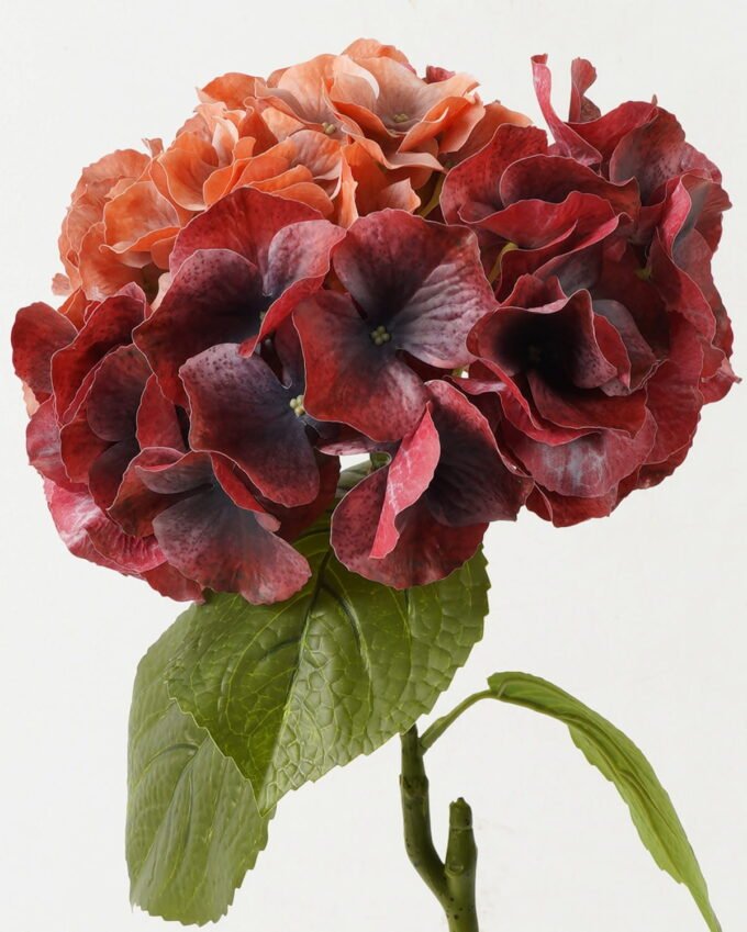 Artificial Flower 21*21*64cm Hydrangea *12 single stem GS-09823001-R1 Single Flowers YeahFlower is one of Chinese leading OEM manufacturers and exporters , supplying the silk flowers, wholesale artificial trees