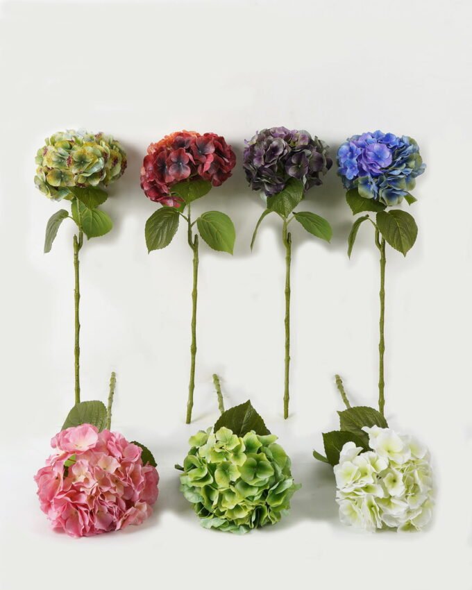 Artificial Flower 21*21*64cm Hydrangea *12 single stem GS-09823001 Single Flowers YeahFlower is one of Chinese leading OEM manufacturers and exporters , supplying the silk flowers, wholesale artificial trees
