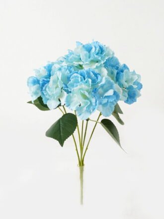 Artificial Flower 24*43cm  Hydrangea *5 bush GS-48223001KIK Flowers Bush 3,000+ sqm showroom with thousands of artificial flowers, plants & trees ready for global sourcing.
