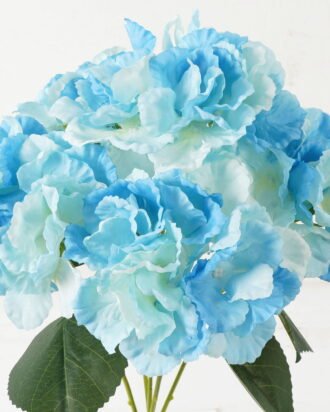 Artificial Flower 24*45cm  Hydrangea *5 bush GS-48223001KIK-B1 Flowers Bush YeahFlower is one of Chinese leading OEM manufacturers and exporters , supplying the silk flowers, wholesale artificial trees