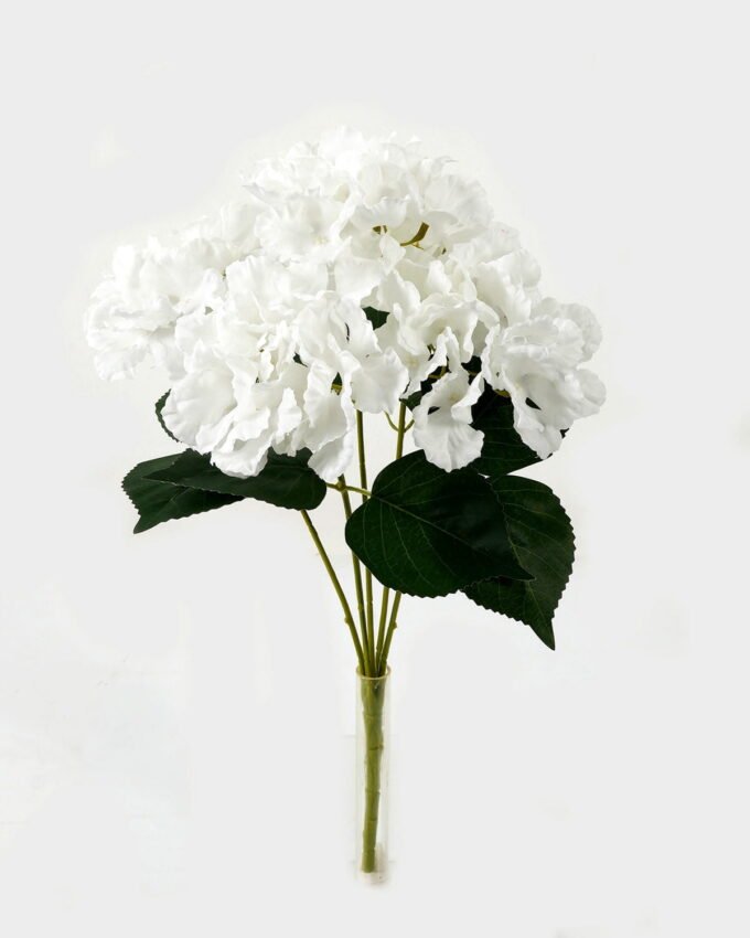 Artificial Flower 24*45cm  Hydrangea *5 bush GS-48223001KIK-W1 Flowers Bush YeahFlower is one of Chinese leading OEM manufacturers and exporters , supplying the silk flowers, wholesale artificial trees