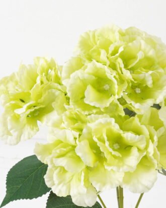 Artificial Flower 24*43cm  Hydrangea *5 bush GS-48223001KIK Flowers Bush YeahFlower is one of Chinese leading OEM manufacturers and exporters , supplying the silk flowers, wholesale artificial trees