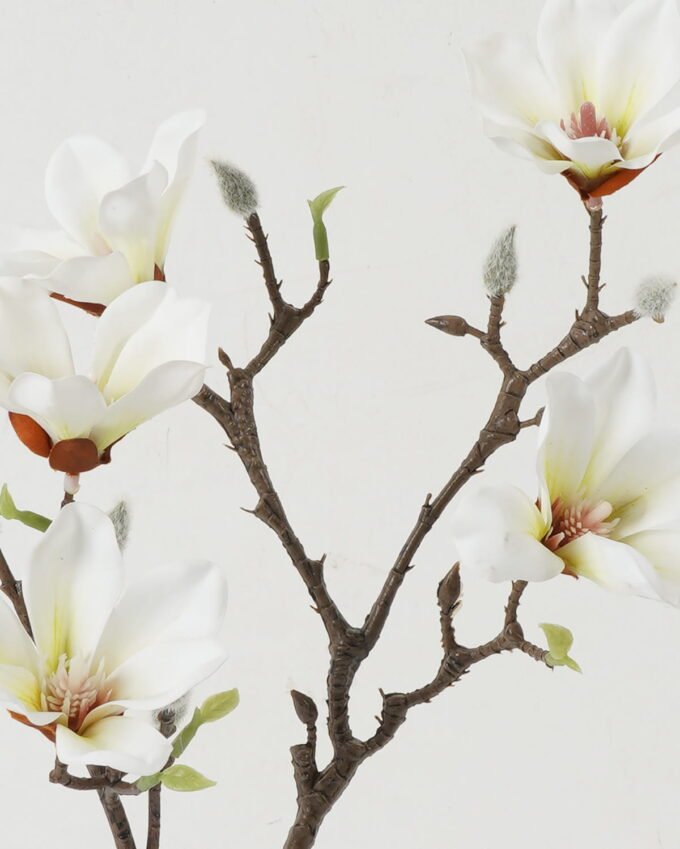 Artificial Flower 22*22*48cm Magnolia *2 single stem GS-66923015-W1 Single Flowers YeahFlower is one of Chinese leading OEM manufacturers and exporters , supplying the silk flowers, wholesale artificial trees