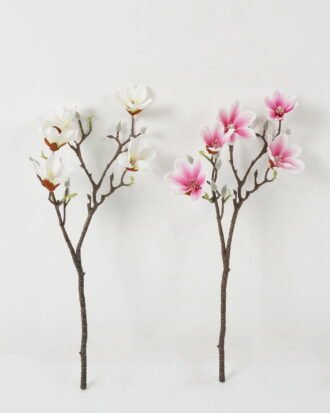 Artificial Flower 22*22*48cm Magnolia *2 single stem GS-66923015 Single Flowers YeahFlower is one of Chinese leading OEM manufacturers and exporters , supplying the silk flowers, wholesale artificial trees